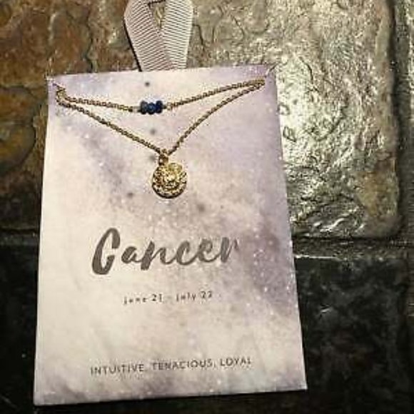 Urban Outfitters Jewelry - Zodiac Cancer Mini Pendant Necklace Set